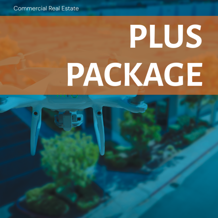 Text promoting a "Plus Package" for enhanced listings, featuring a camera lens graphic.